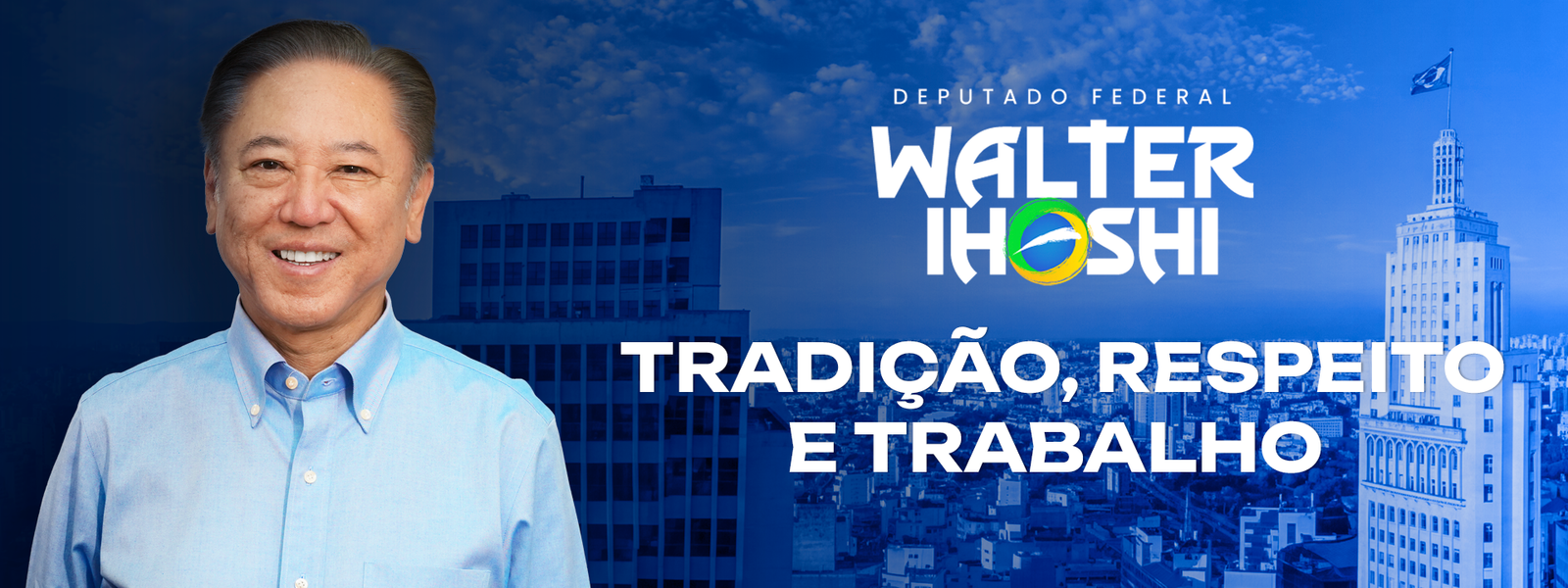 Segundo banner da campanha Walter Shindi Iihoshi